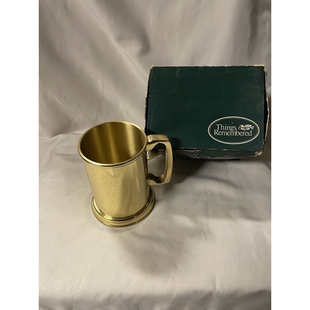 Heavy Brass Mug Stein Tankard Things Remembered